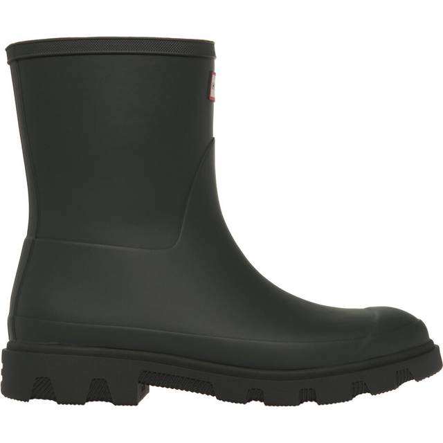 Hunter Downpour Short Boot Kvinde - Mørk Olivengrønne