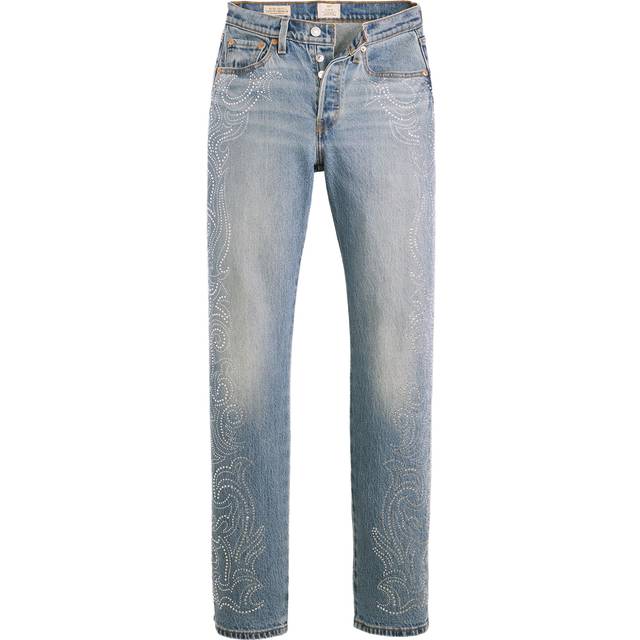 Levi's Curve 501 Diamante Straight Jeans, Denim Venom
