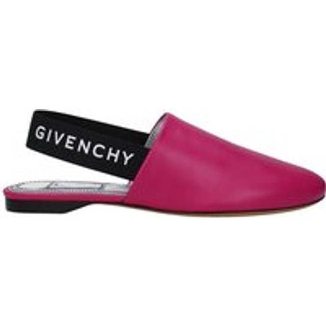 Leather Sandal with Side and Back Logo Wo - Pink (35)