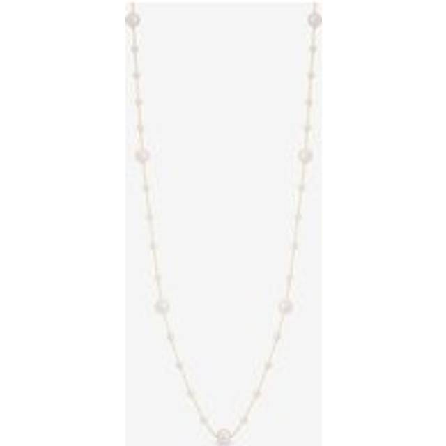 Jon Richard Jon Richard Gold Plated Mixed Pearl and Gold Chain Rope Necklace