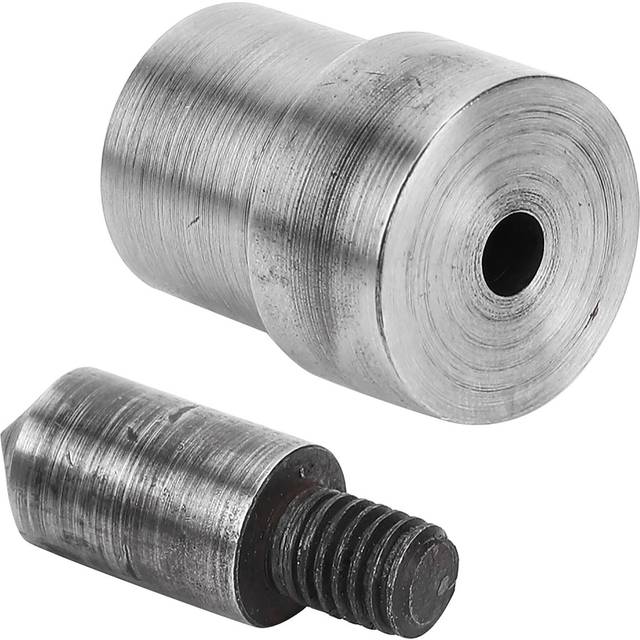 2pcs 1.5-16mm 45# Steel Punching Mold Hollow Hole Puncher Leather Belt Punch Tool (16mm) 8mm