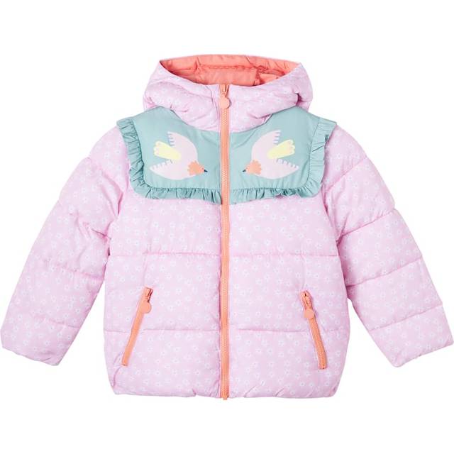 Stella McCartney Kids Printed quilted puffer jacket - pink (Y 8)