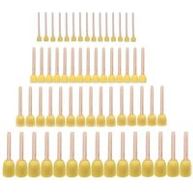 60 Pieces of Round Paint Foam Sponge Brush Set Painting Tools, Set, Suitable for Children Handicrafts