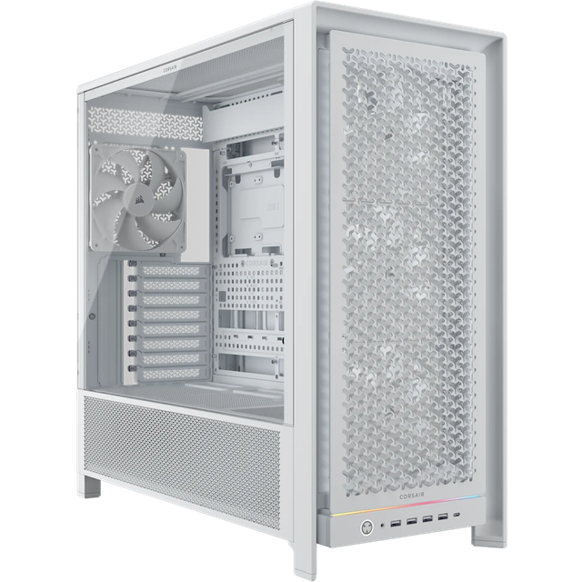 Corsair FRAME 5000D RS Mid Tower Gaming Case - White