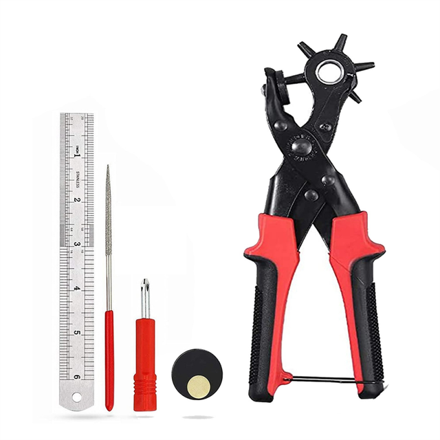 Leather Hole Punch,Belt Puncher for Belts Watches Diameter : 4.5/4 /3.5/3/2.5/2Mm