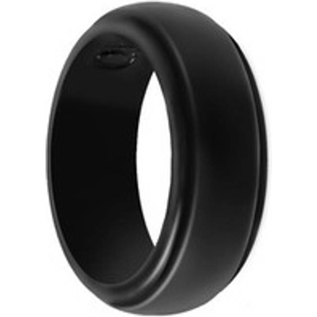 8mm Popular Black Men Silicone Cool Rings Women Rubber Wedding 3457