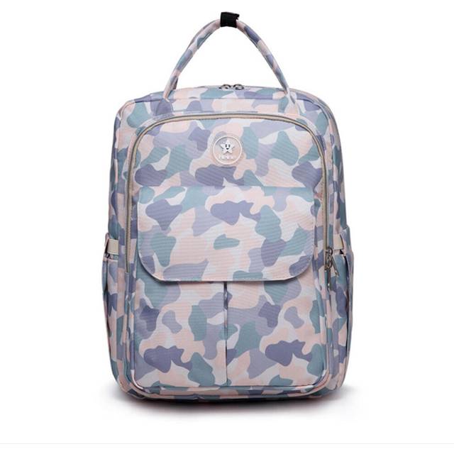 (camouflage) 15L Mummy Backpack Waterproof Baby Diaper Nappy Changing Rucksack Travel Bag