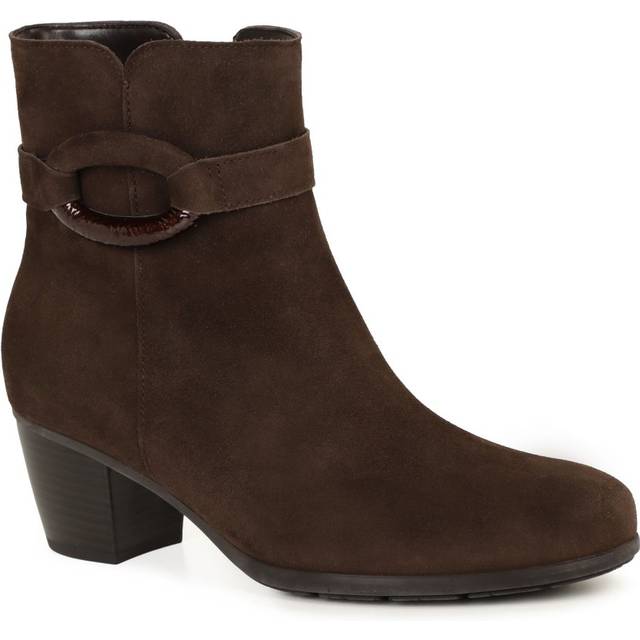 Gabor Equity Womens Ankle Boots Colour: Chocolate Suede, Size: 4.5