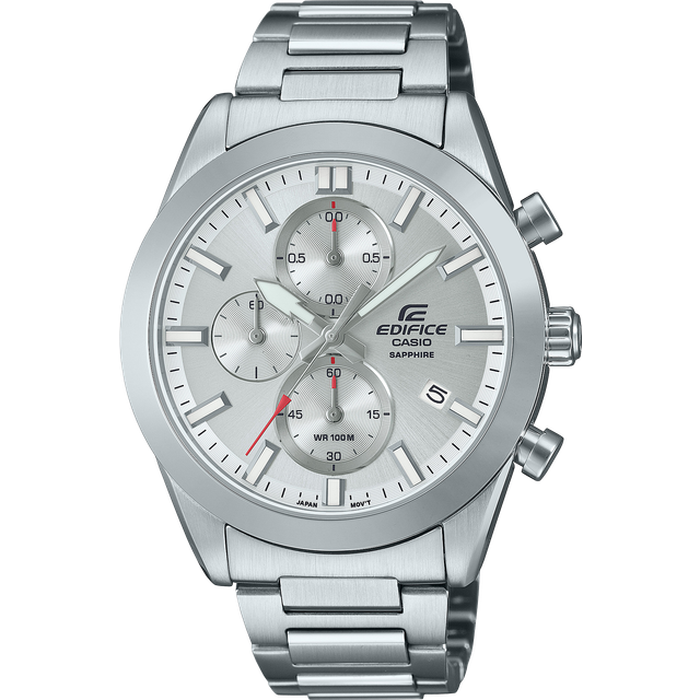 Casio Edifice EFB-710D-7AVUEF Men's Silver Dial Stainless Steel Bracelet Watch