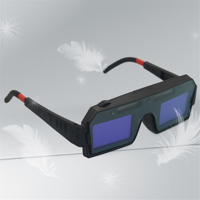 Auto-Dimming Welding Goggles with Replaceable Lithium Battery Glasses for TIG MIG Arc Plasma Cutting B