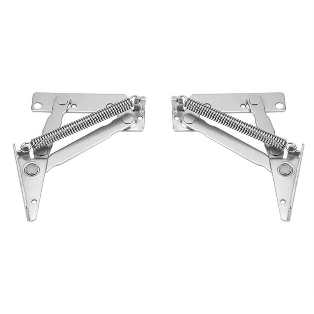 2Pcs Folding Sofa Bed Spring Hinge 10KG 80 Degree Cabinet Door Lift Up Stay Flap Top Support Hinges for Doors