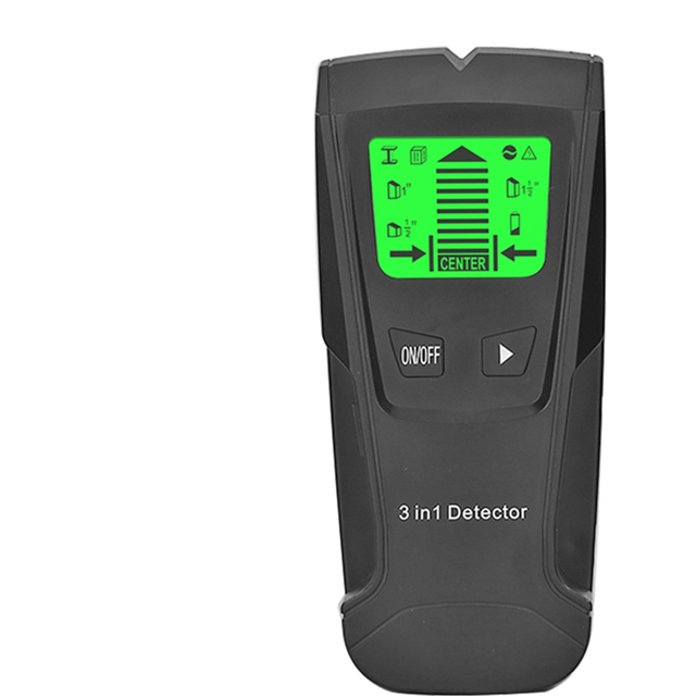Wall Metal Detector Electronic Wood Studs Finder Wire Scanner LCD Display TH210 Black