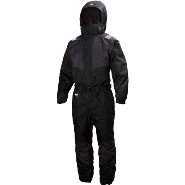 Helly Hansen Leknes Termokedeldragt Sort Mørkegrå