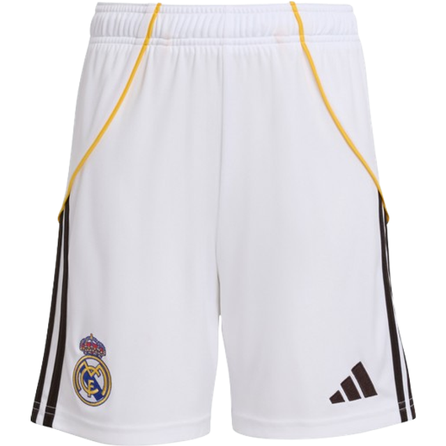 Real Madrid Hemmashorts 2025/26 Barn - adidas - ['Vit'] (128 cm)
