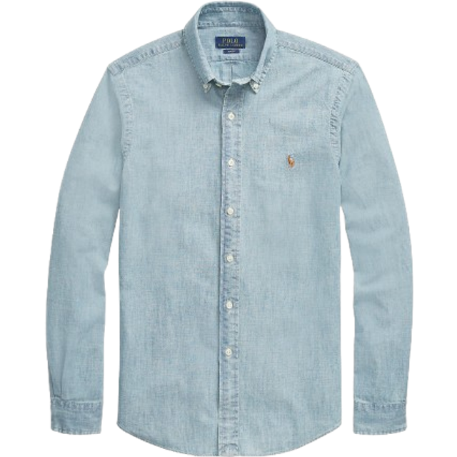 Chambray Fitted Shirt - Chambray Blue