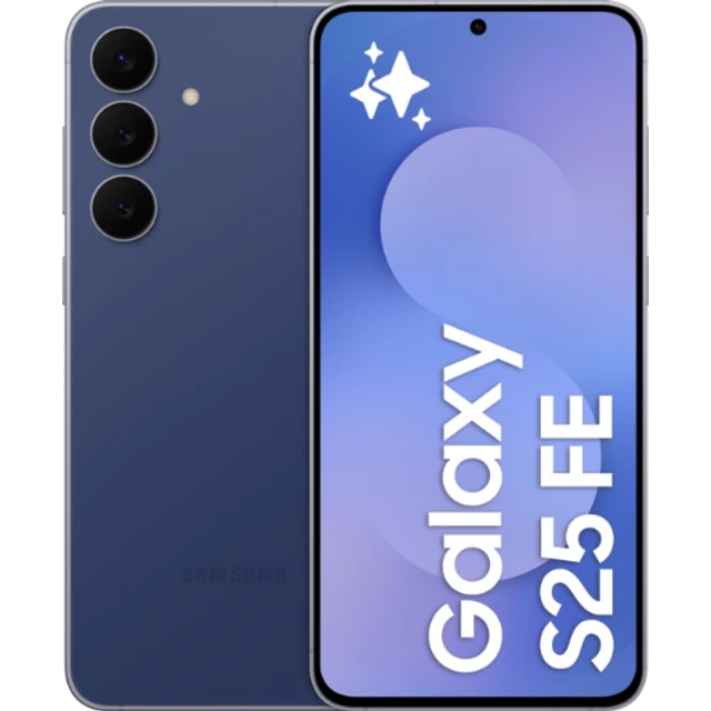 SAMSUNG Galaxy S25 FE - 128 GB, Navy Blue, Blue