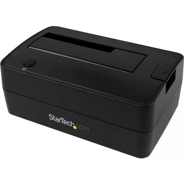 StarTech.com 1-bay USB 3.1 till SATA-hårddiskar dockningsstation, USB 3.1 (10 Gbit/s) hårddiskar Dock, extern 2,5/3,5 tum SATA III HDD/SSD dockningsstation, toppmatad enhetsfack (SDOCKU313)