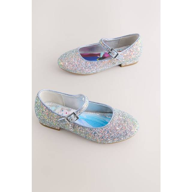 Next Blue Glitter Frozen Mary Jane Shoes