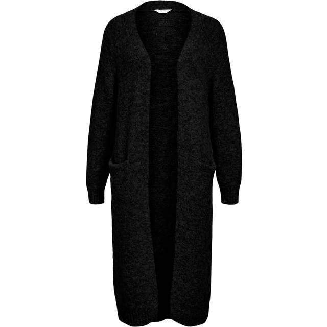 Object Lang Strikket Cardigan - Sort