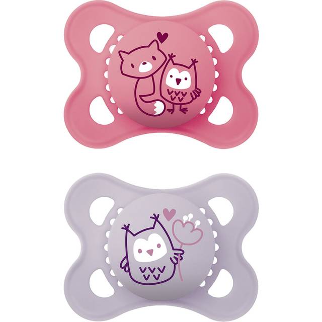 MAM Mam Original 0-6M Silicone Pink |Multi/patterned |0-6M