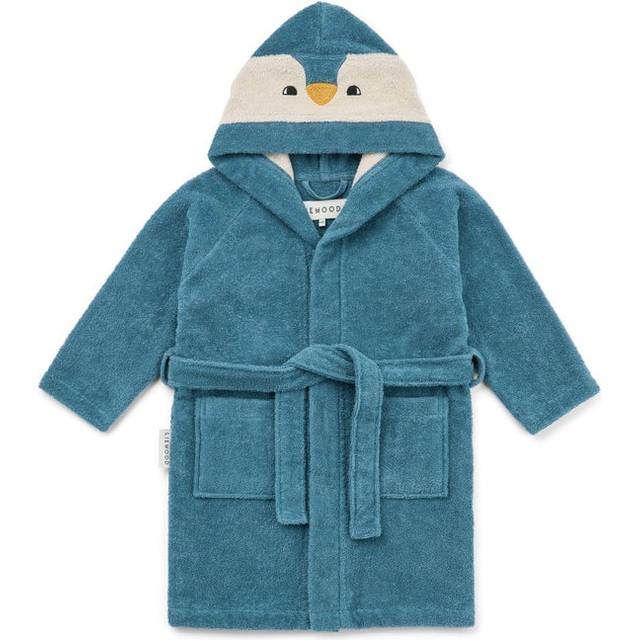 Liewood Lily bathrobe, Penguin oceanview mix 1-2 years