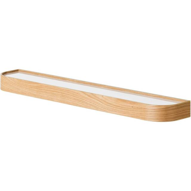 Audo Copenhagen Epoch Hylde Med Knager 118 cm Natural Oak Væghylde