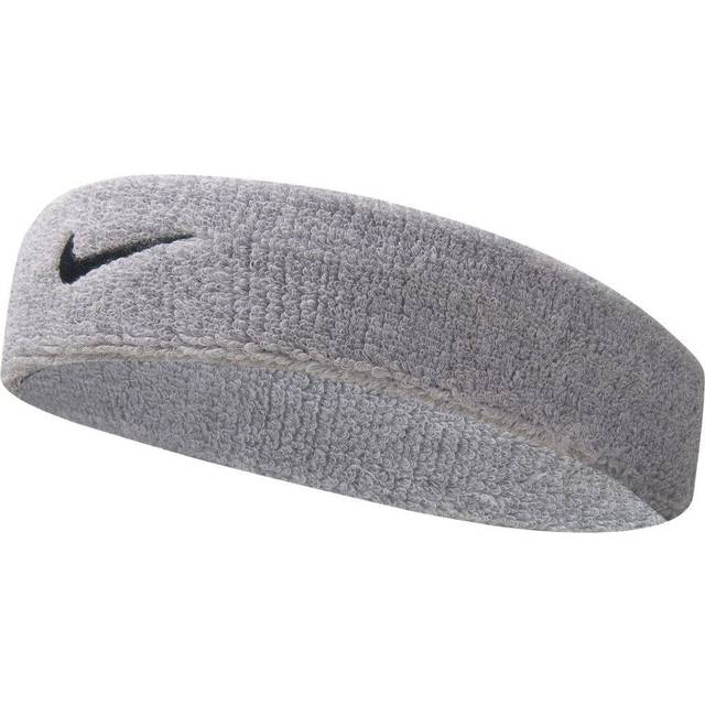 Nike Swoosh Headband Unisex - Grey Heather/Black/Osfm