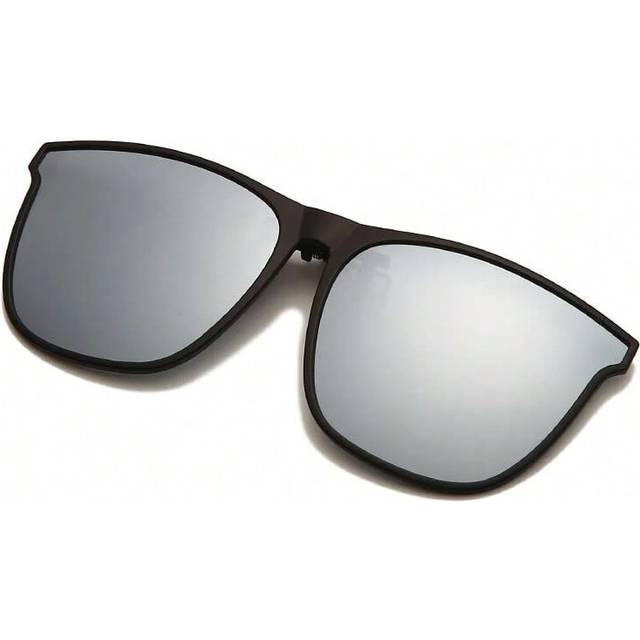 (KPJ8-C5) Polarized Clip On Sunglasses Men Car Driver Goggles Night Vision Glasses Anti Glare Vintage Square Glasses Oculos