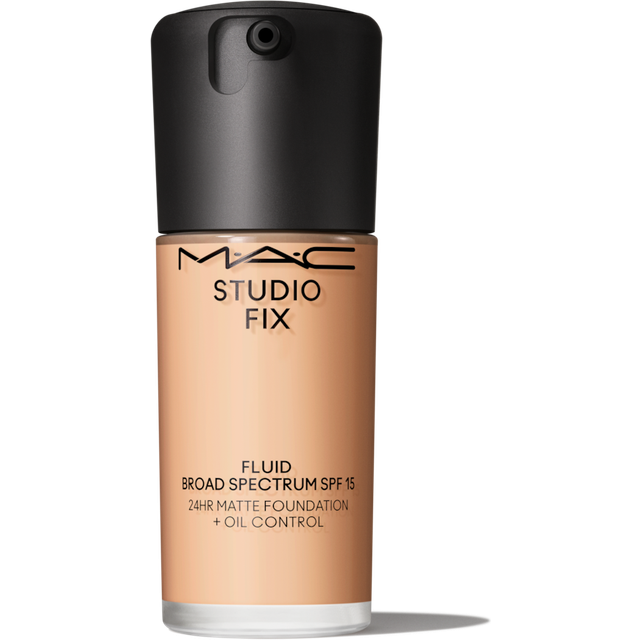 MAC Cosmetics Studio Fix Fluid SPF 15 24HR Matte Foundation + Oil Control Mattifierande foundation SPF 15 Skugga C4 30 ml