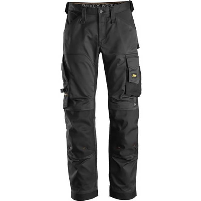 Snickers 6351 Mens Allround Work Stretch Loose Fit Trousers Black/ Black 31" 30"
