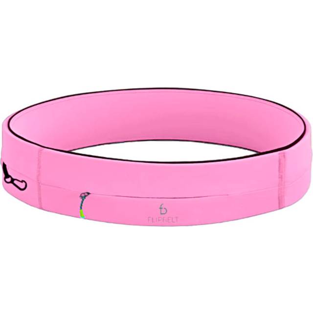 Flipbelt Zipper Löparbälte, GIRLY POP PINK, Unisex, XL