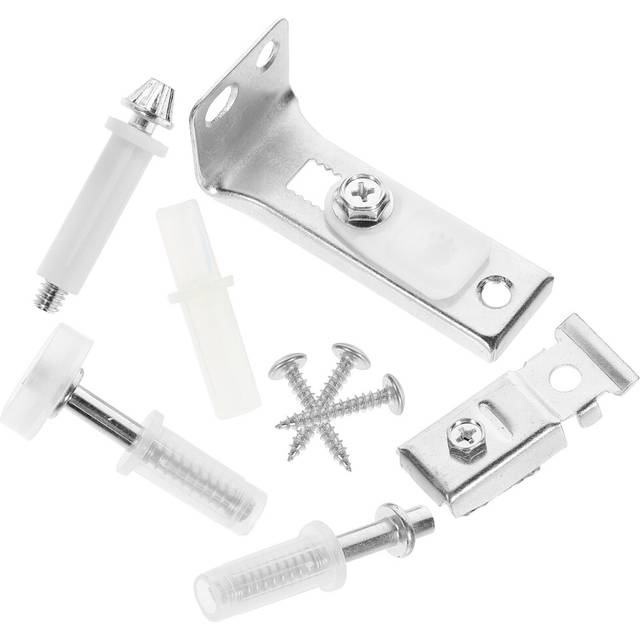 Folding Door Hardware Kit For Closet Doors Silver 1 Set