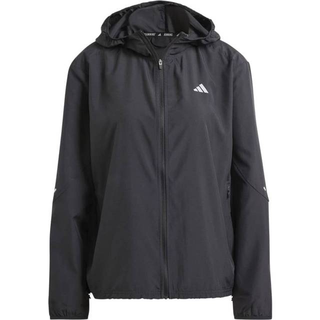 adidas Womens Run It Jacket - Black, Black, Size Xs, Women - XS