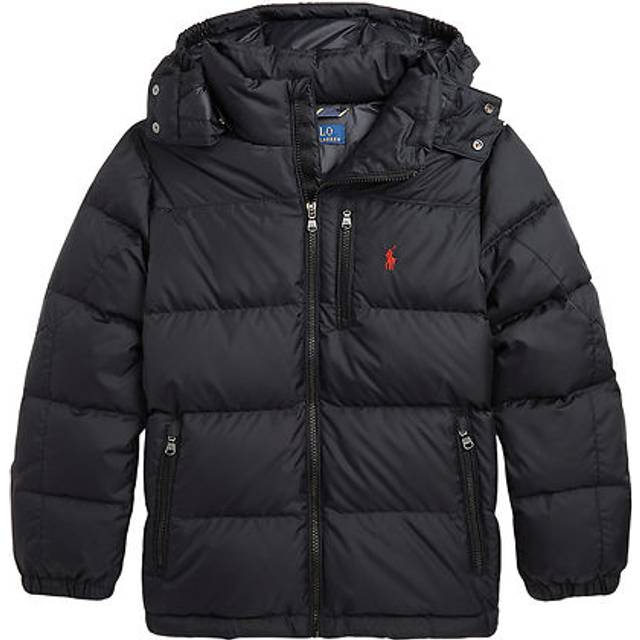 Polo Ralph Lauren Ripstop Down Hooded Jacket - Polo Black