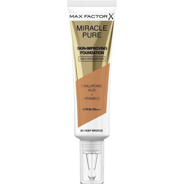 Max Factor Miracle Pure Skin Improving Foundation - 82 Deep Bronze