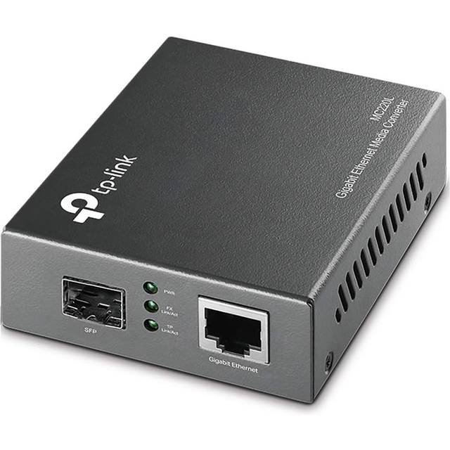 TP-Link MC220L 10/100/1000 Mbps RJ45 to 1000 Mbps SFP Slot Supporting MiniGBIC Modules