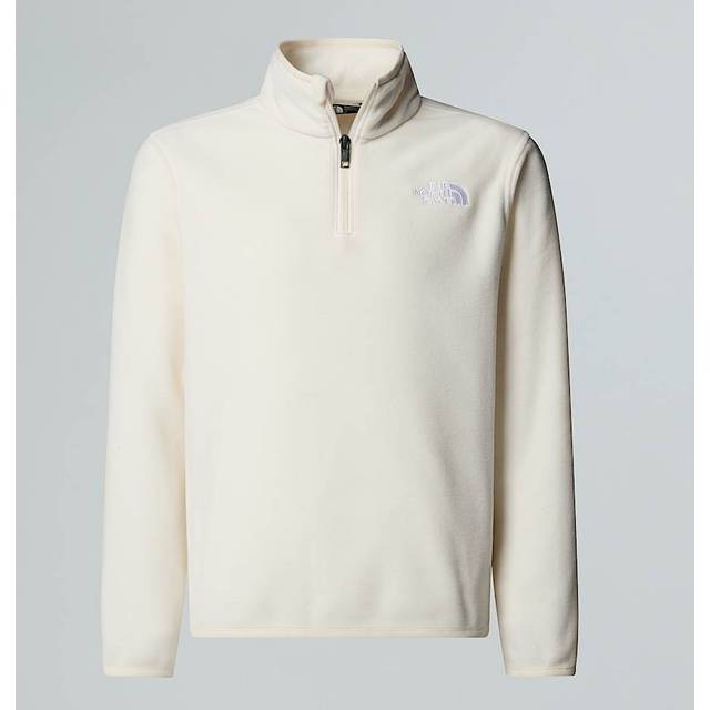 The North Face Teen's Glacier 1/4 Zip Pullover Fleecetröjor Barn Storlek S Färg vit