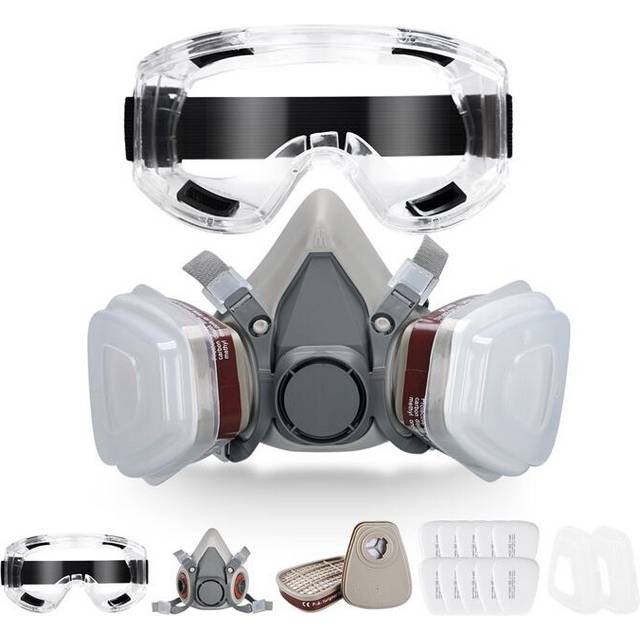 Reusable Respirator Dust Mask with Filter Full Set 10 Pieces Cotton PZCC