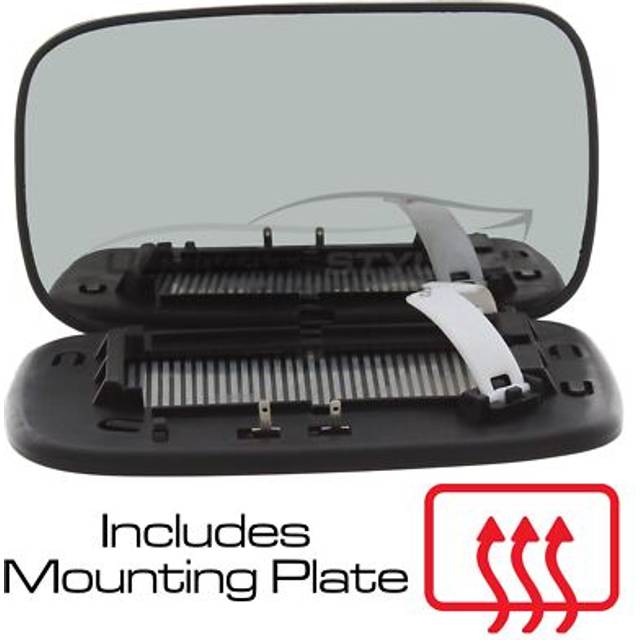 Wing Mirror Glass Volvo S40 Saloon 2004-2007 Heated Convex Passenger Side Left