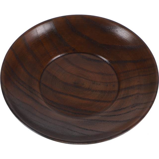 Food Serving Tray Wood Simple 1pack 4.13x4.13x0.79in