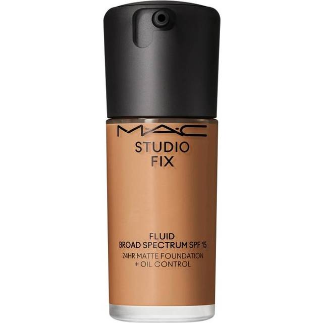 MAC MAC Cosmetics Studio Fix Fluid SPF 15 24HR Matte Foundation Oil Control Matterende foundation SPF 15 Skygge NC45.5 30 ml
