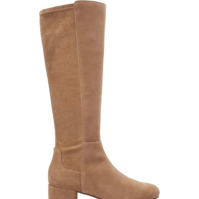Dune London Tayla Wide Fit Suede Knee High Boots