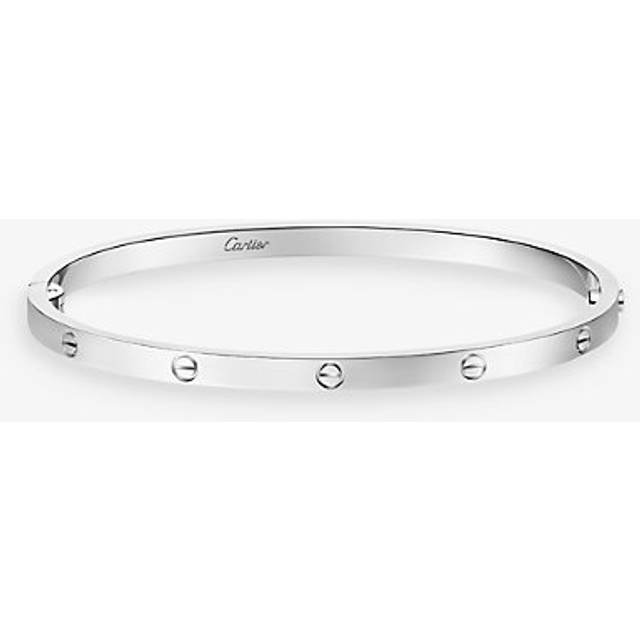 Womens Cartier Love Small 18ct White-Gold Bracelet