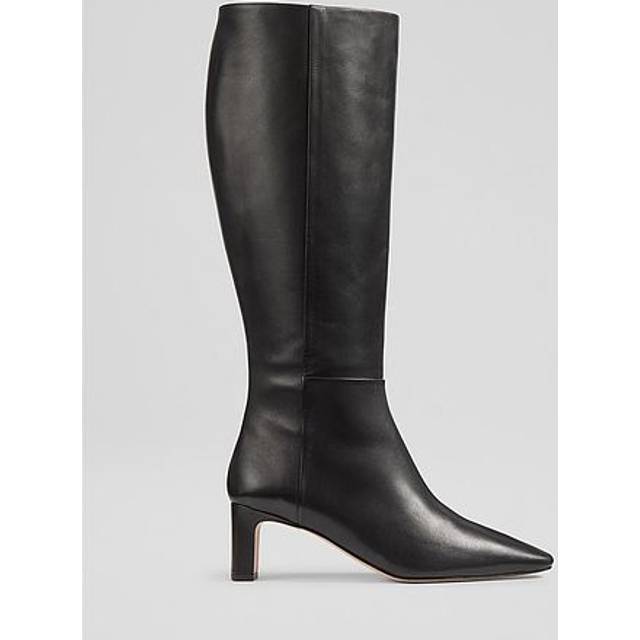 Womens LK Bennett Margarite Leather Heeled Knee-High Boots