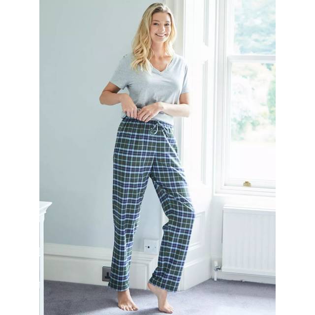 British Boxers Tartan Brushed Cotton Pyjama Trousers