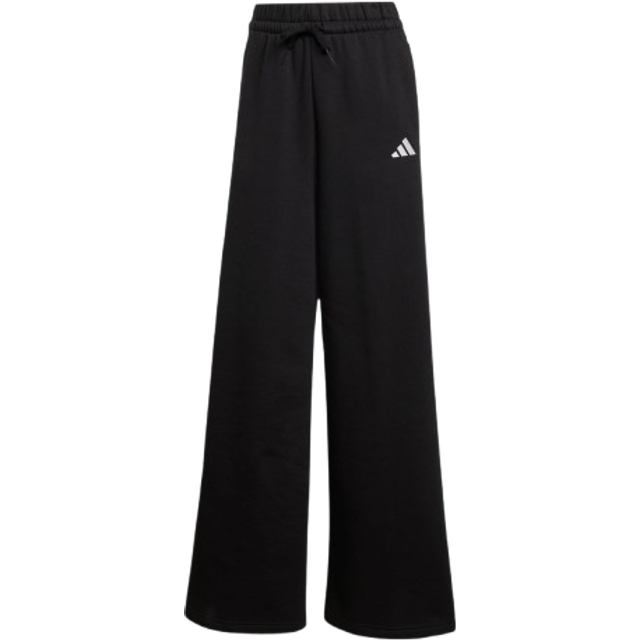 adidas Sportswear Women's Essentials 3-Stripes Fleece Joggers - Black/White, Black/White, Size 2Xl, Women - 2XL