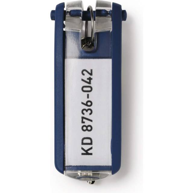 Durable Key Clips 6 Dark Blue
