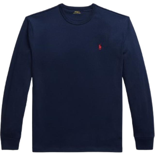 Polo Ralph Lauren Custom Slim Fit Cotton Ls T-shirt Ink Navy