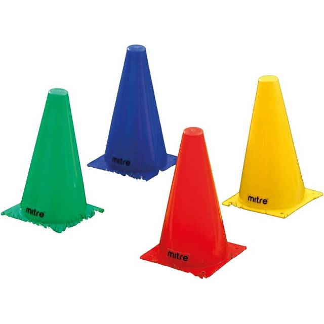 Mitre Mini Cones (Pack of 4) One Size svart