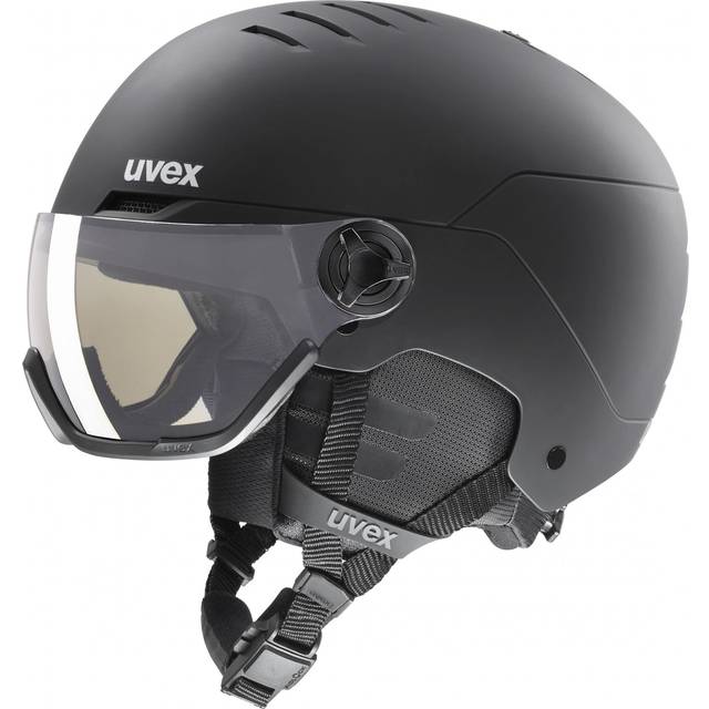Uvex Wanted Visor Pro V, Skidhjälm med Visir, Svart